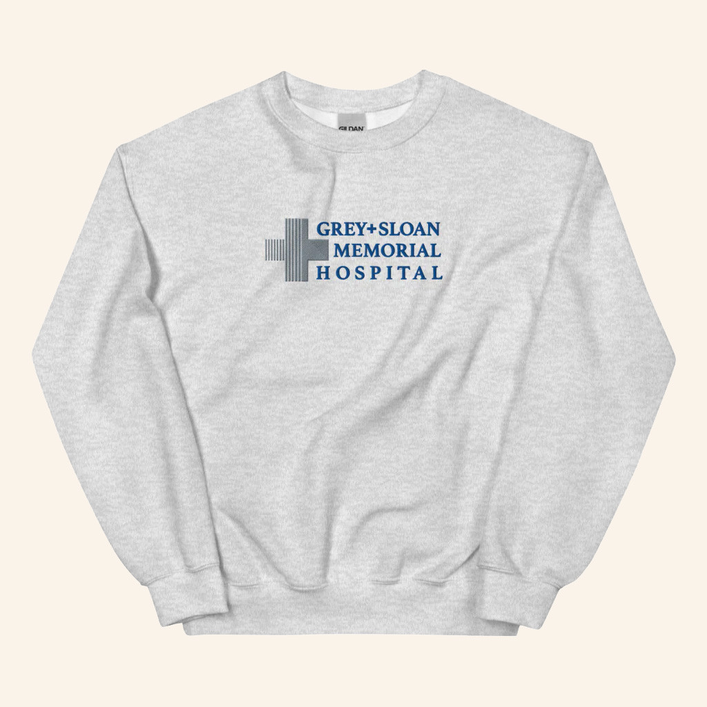 Grey's Anatomy Merch Grey And Sloan Memorial Hospital Sweatshirt Gifts Ideas For Her Grey's Anatomy Merch Grey And Sloan Memorial Hospital Sweatshirt Gifts Ideas For Her