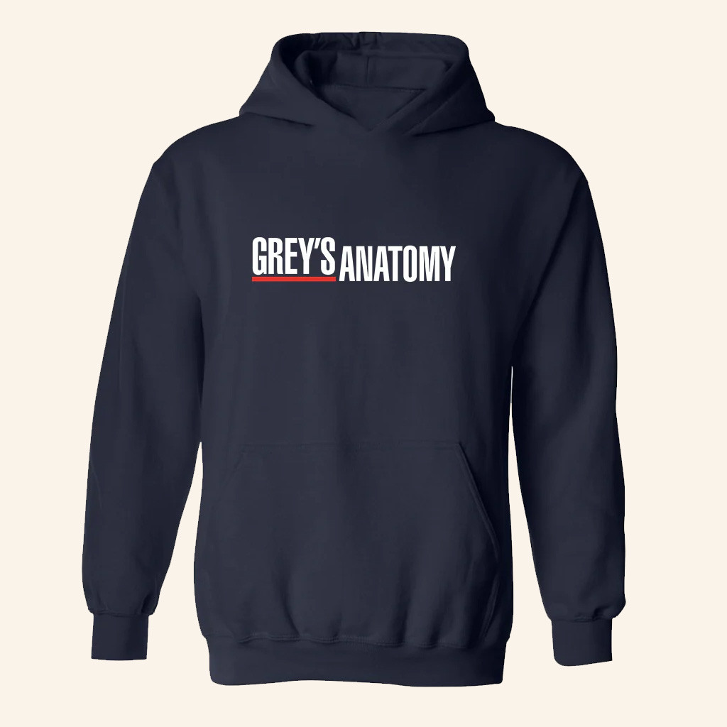 Grey's Anatomy Merch Grey's Anatomy Logo Hoodie Cool Gifts For Boyfriend Grey's Anatomy Merch Grey's Anatomy Logo Hoodie Cool Gifts For Boyfriend