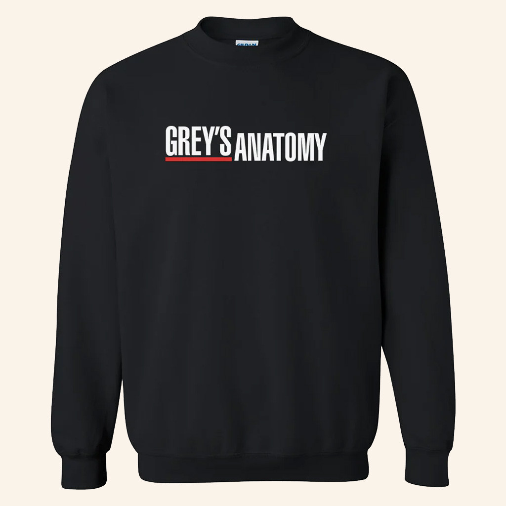 Grey's Anatomy Merch Grey's Anatomy Logo Sweatshirt Present For Best Friend