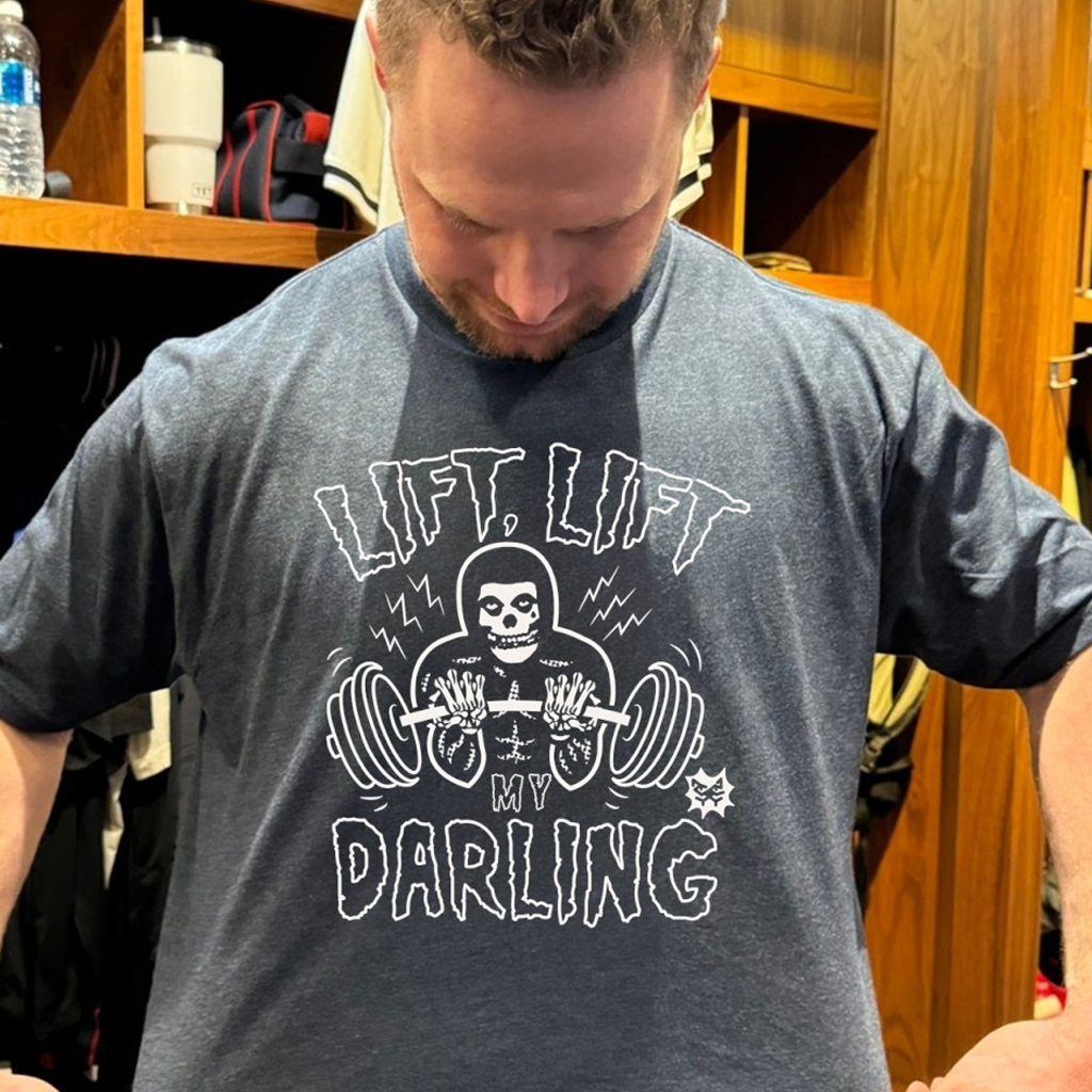 Grim Reaper Gym Lift Lift My Darling Shirt Gifts For Gym Lovers