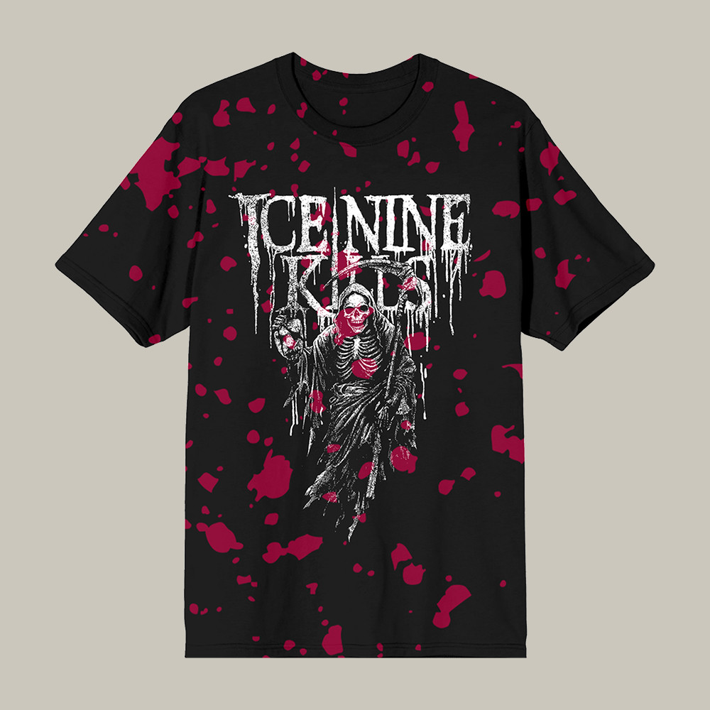 Grim Reaper Ice Nine Kills T-Shirt Horror Metal Band Ice Nine Kills Shirt Music Lover Gift For Him