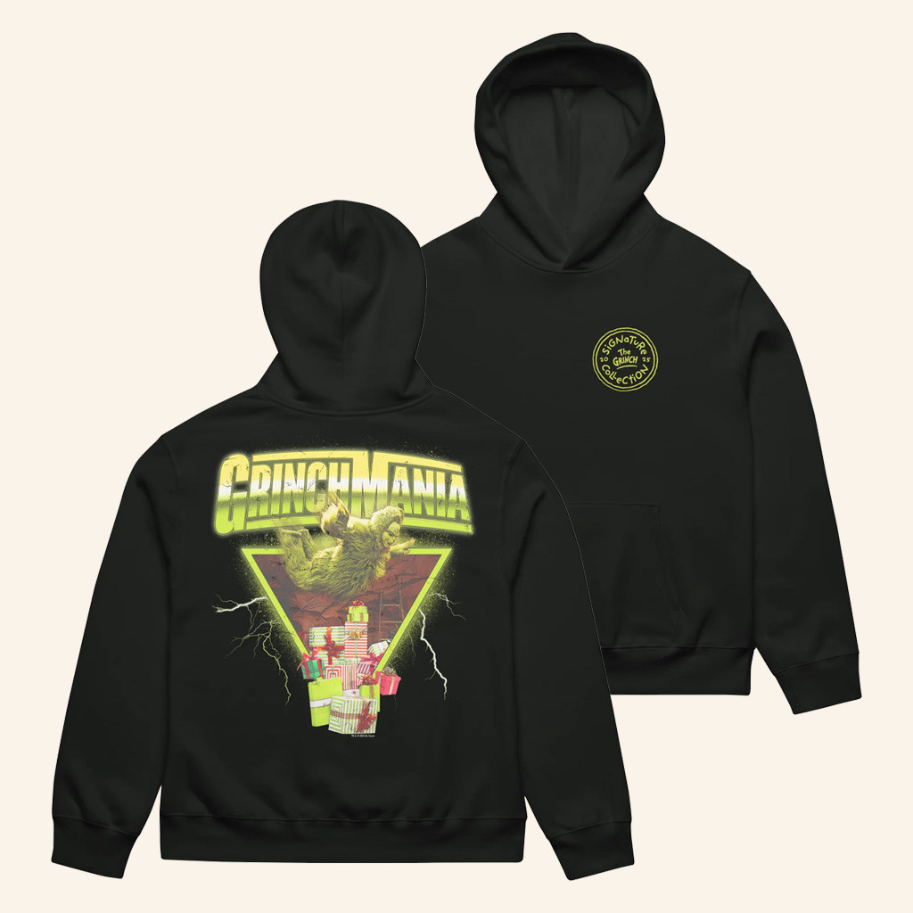 Grinch Merch Grinchmanie Hoodie Unique Christmas Gifts For Boyfriend