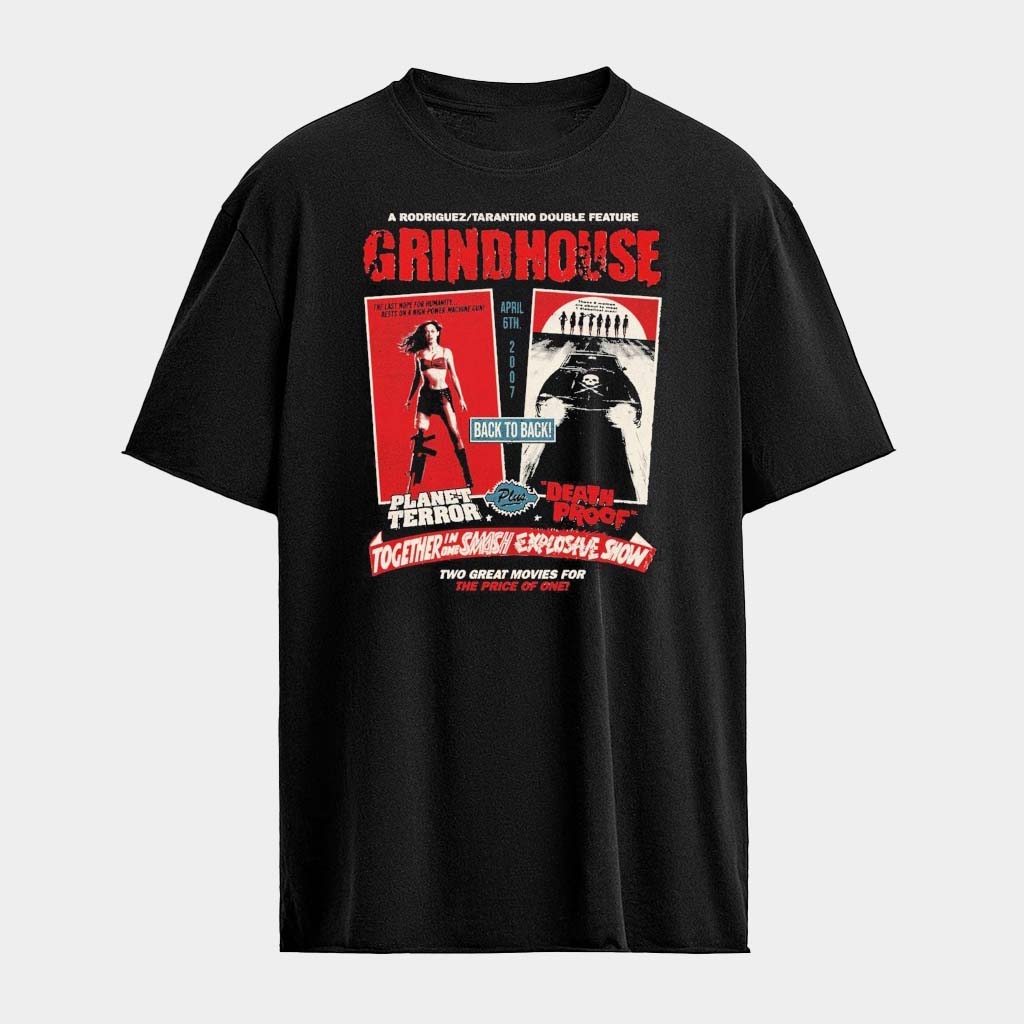 Grindhouse Together In One Smash Explosive Show Horror T-Shirt Great Gifts For Son