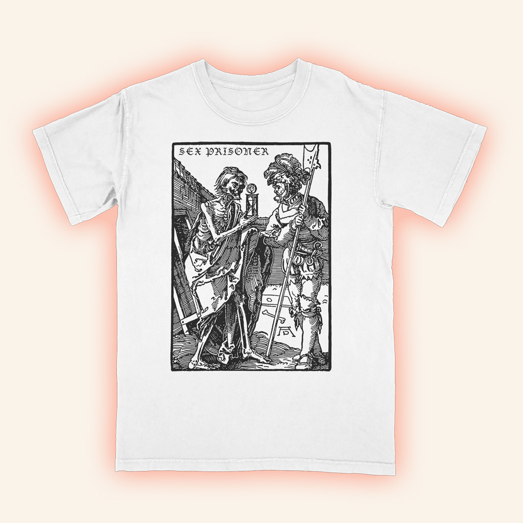 Grindpromotion Records Merch Sex Prisoner Woodcut Shirt Gifts For Dudes