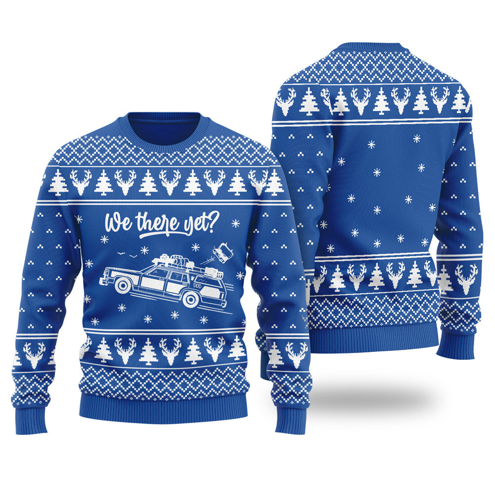 Griswold Family Vacation Christmas Sweater Men Comfortable Holiday Sweater for Chilly Nights