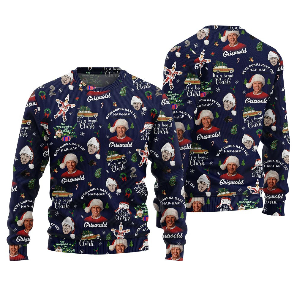 Griswold National Lampoon Christmas Vacation Ugly Sweater Classic Holiday Sweater for Festive Looks