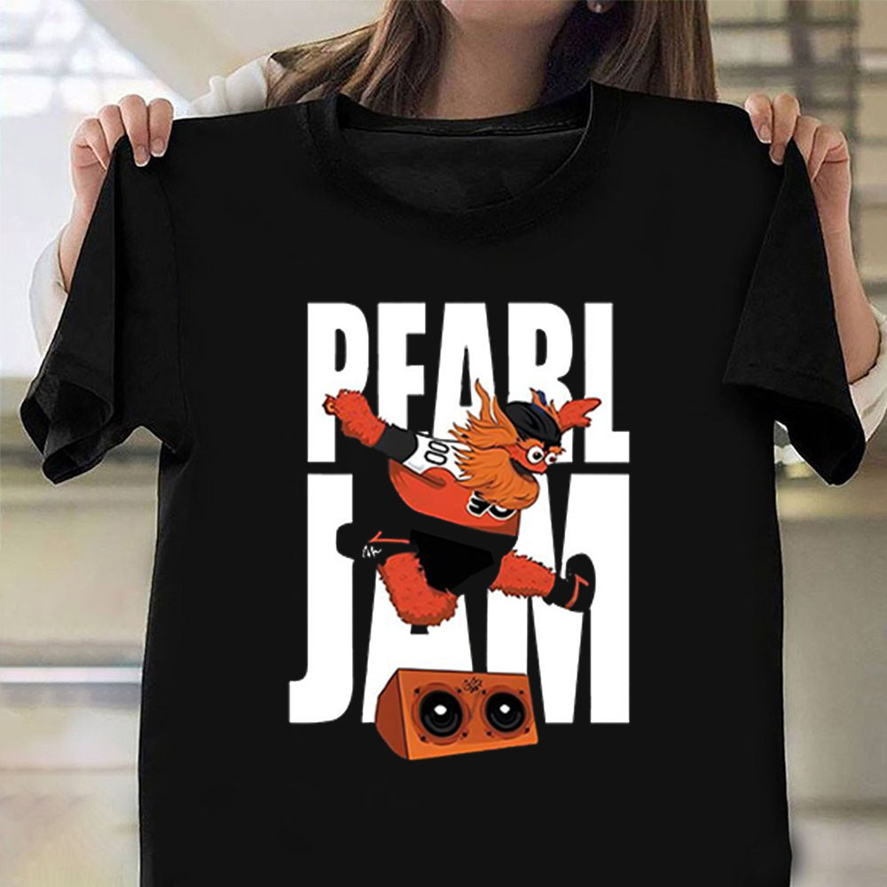 Gritty Pearl Jam Philadelphia Flyers Shirt Hockey Lover T-Shirt Gifts For Gritty Fans