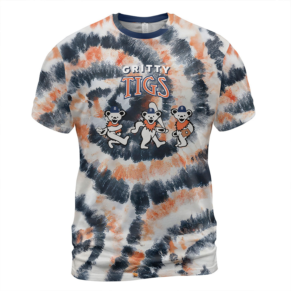 Gritty Tigs Grateful Dead Tie Dye T-Shirt Gift Ideas For Fans