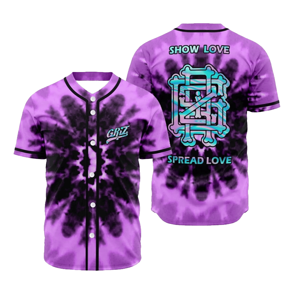 Griz Merch Griz EDM Baseball Jersey Gifts For DJ Fans Christmas Gift for Him