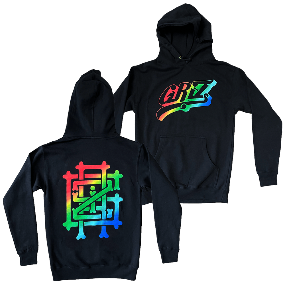 Griz Merch Griz Essentials Rainbow Swoop Logo Hoodie Gifts For DJ Fans Griz Merch Griz Essentials Rainbow Swoop Logo Hoodie Gifts For DJ Fans