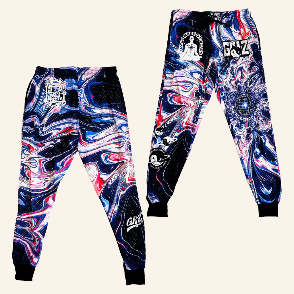 Griz Merch GRiZ Galaxswirl Sweatpants Griz Pants Gifts For Boyfriend