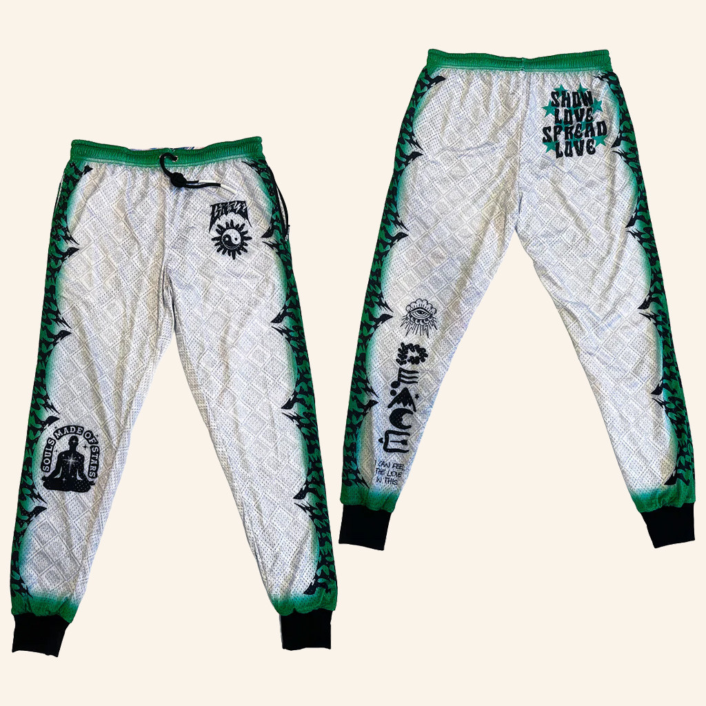 Griz Merch GRiZ Galaxy Swirl Sweatpants Show Love Spread Love Pants Gifts For Him