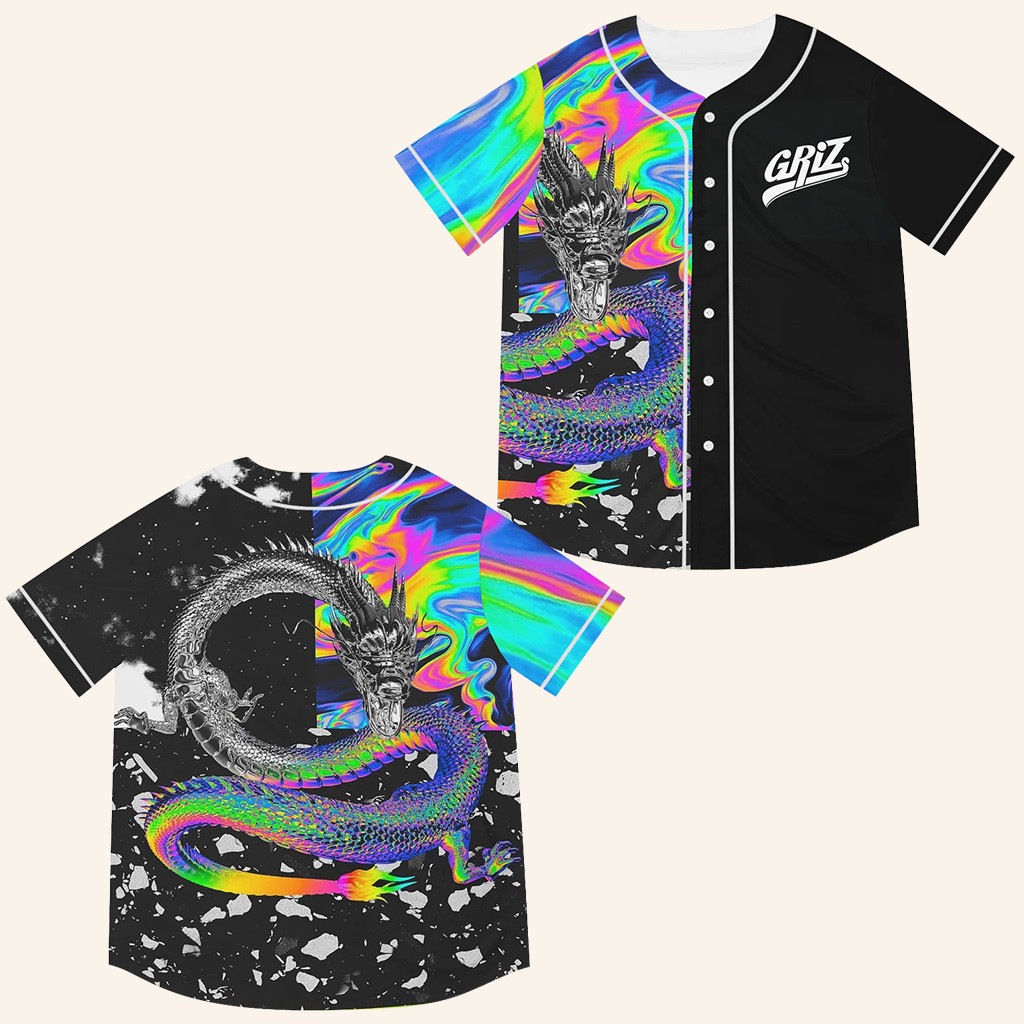 GRIZ Merch Griz Jersey Infinite Dragon EDC Lost Lands Merch Christmas Present For Husband GRIZ Merch Griz Jersey Infinite Dragon EDC Lost Lands Merch Christmas Present For Husband