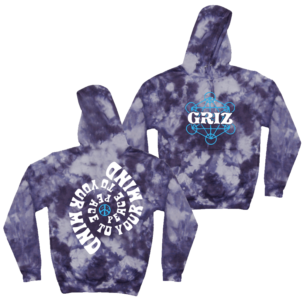 Griz Merch Griz Peace To Your Mind Tie Dye Hoodie Gifts For DJ Fans Griz Merch Griz Peace To Your Mind Tie Dye Hoodie Gifts For DJ Fans