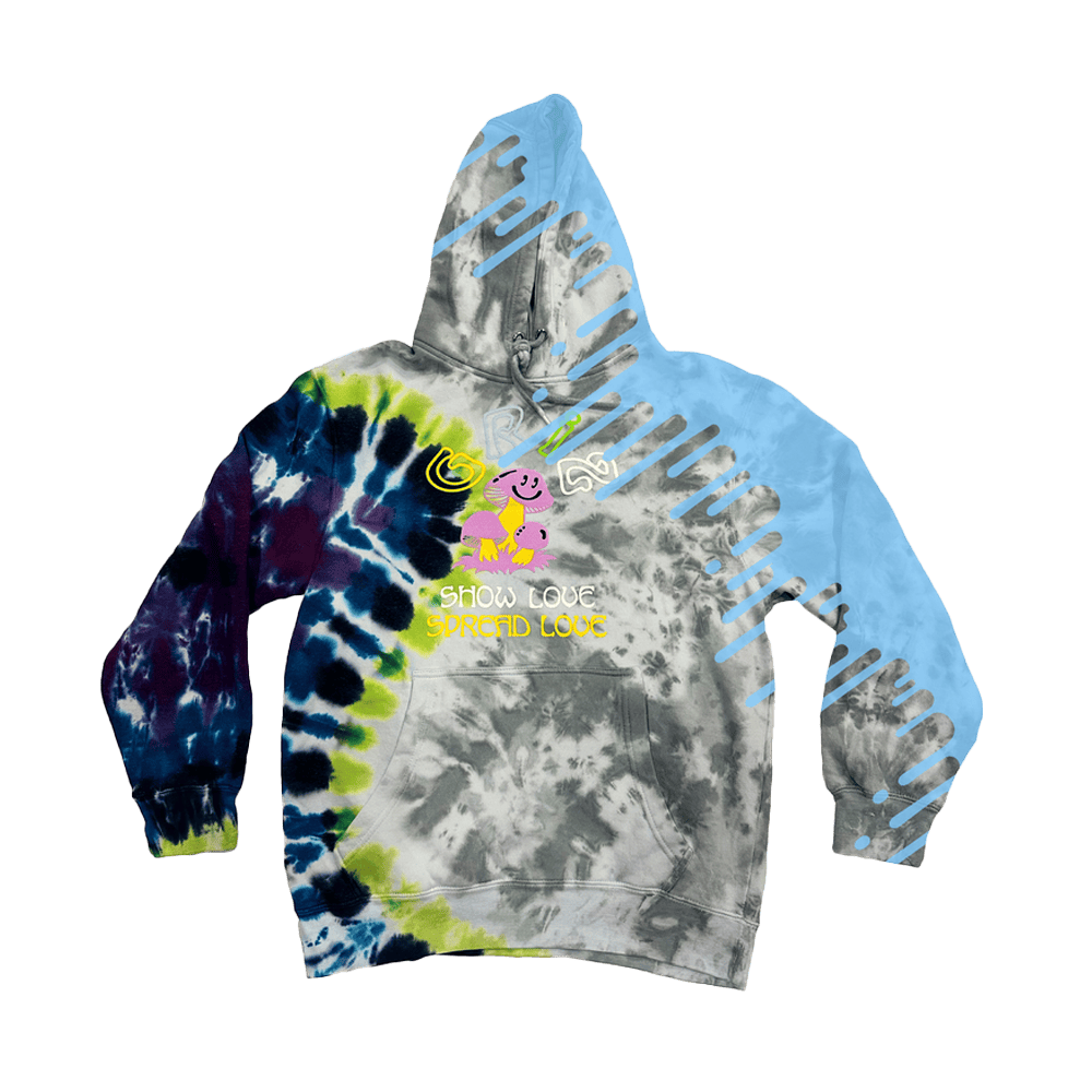 Griz Merch Griz Shroom Bloom Sidewinder Tie Dye Hoodie Gifts For DJ Fans Country Boy Gift