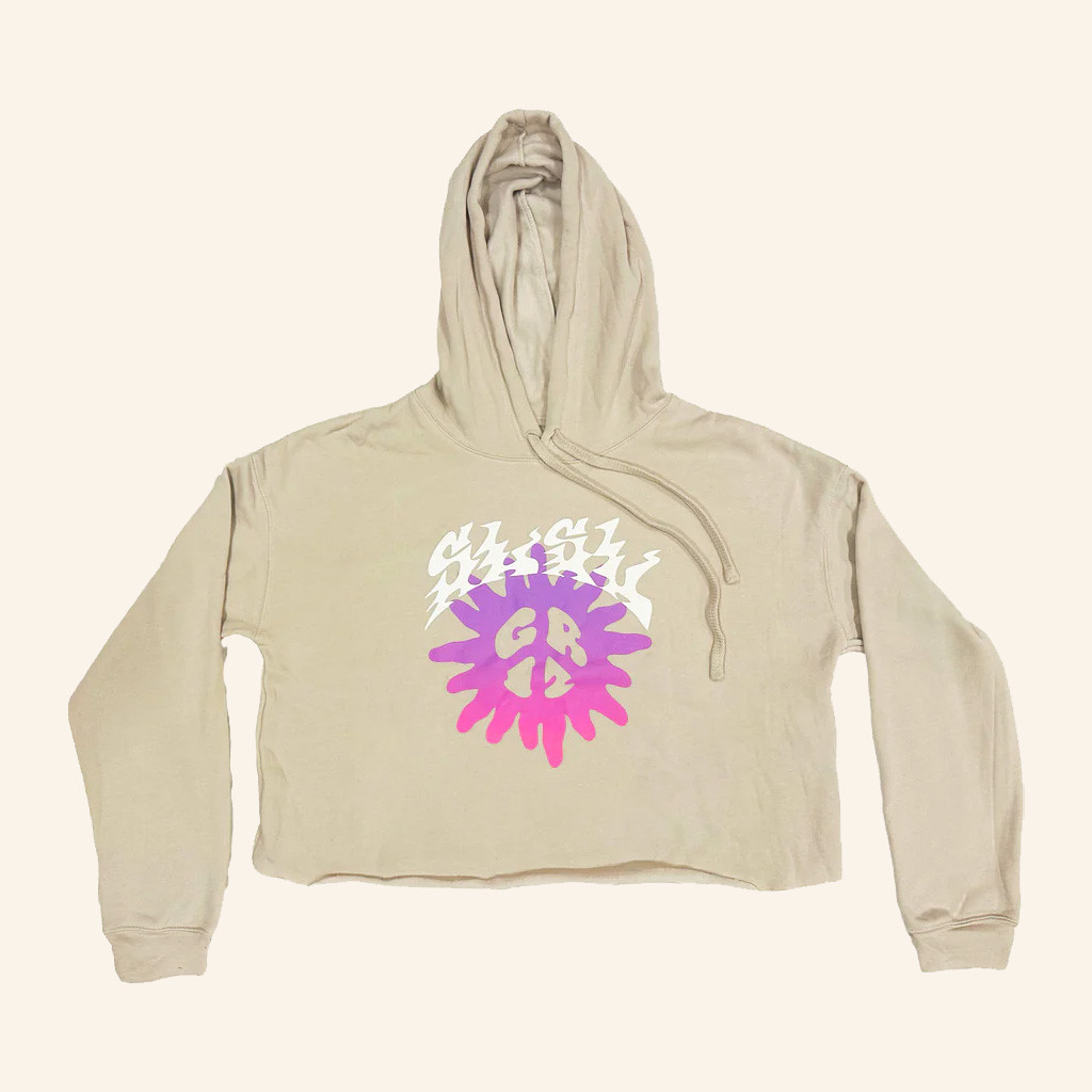 Griz Merch GRiZ SLSL Cropped Hoodie Gift Ideas For Sister Griz Merch GRiZ SLSL Cropped Hoodie Gift Ideas For Sister