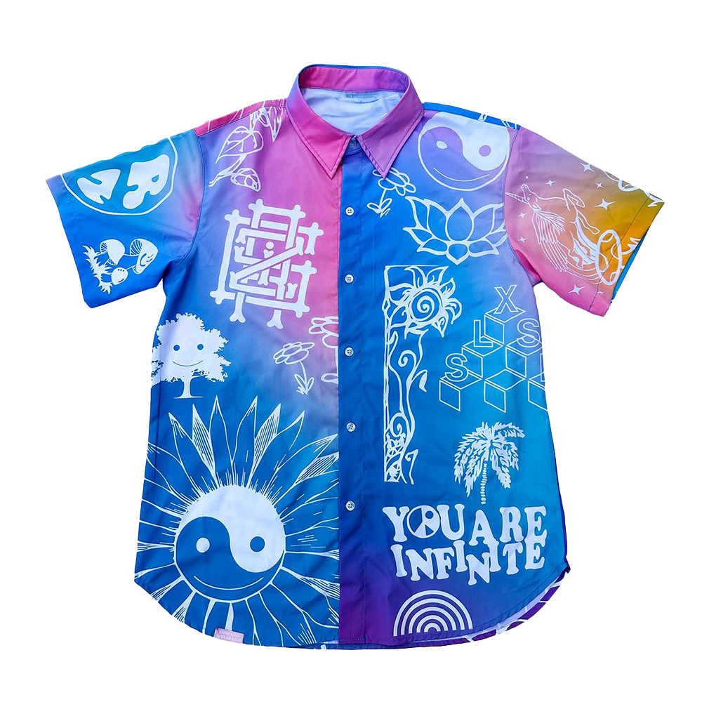 Griz Merch GRiZ Sun-Time Button Up Shirt Gifts For DJ Fans Country Boy Gift