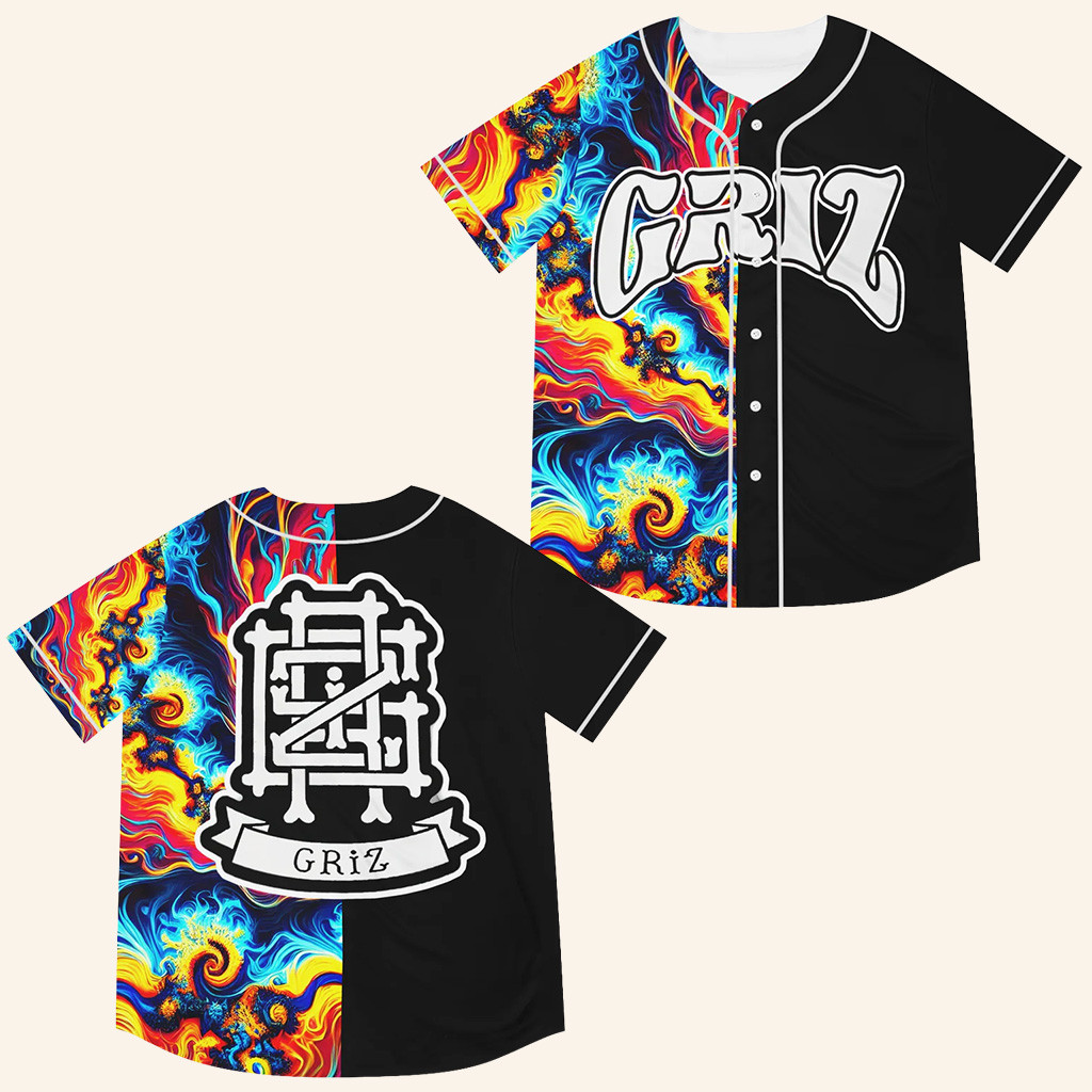 GRIZ Merch Griz Tie Dye Jersey Husband Christmas Gift Ideas