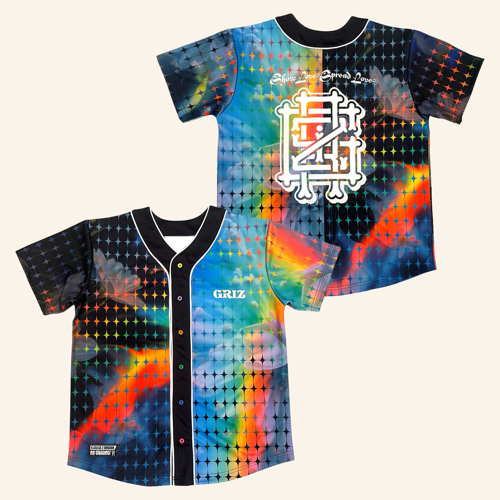 Griz Merch GRiZ x NoPattern LTD Chicago Re Connect Baseball Jersey Gifts For Son