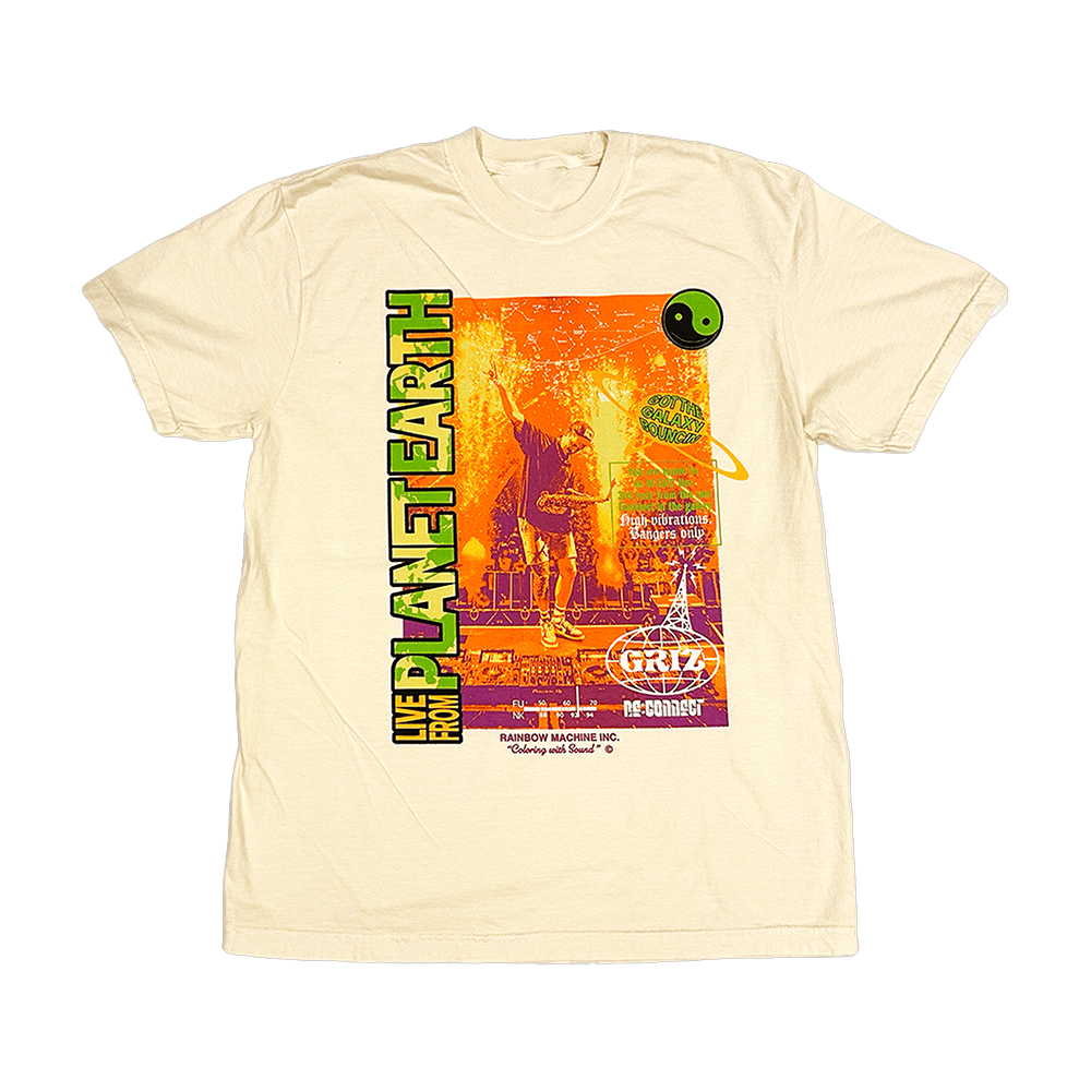 GRIZ Merch Live From Planet Earth T-Shirt Gifts For Music Enthusiasts