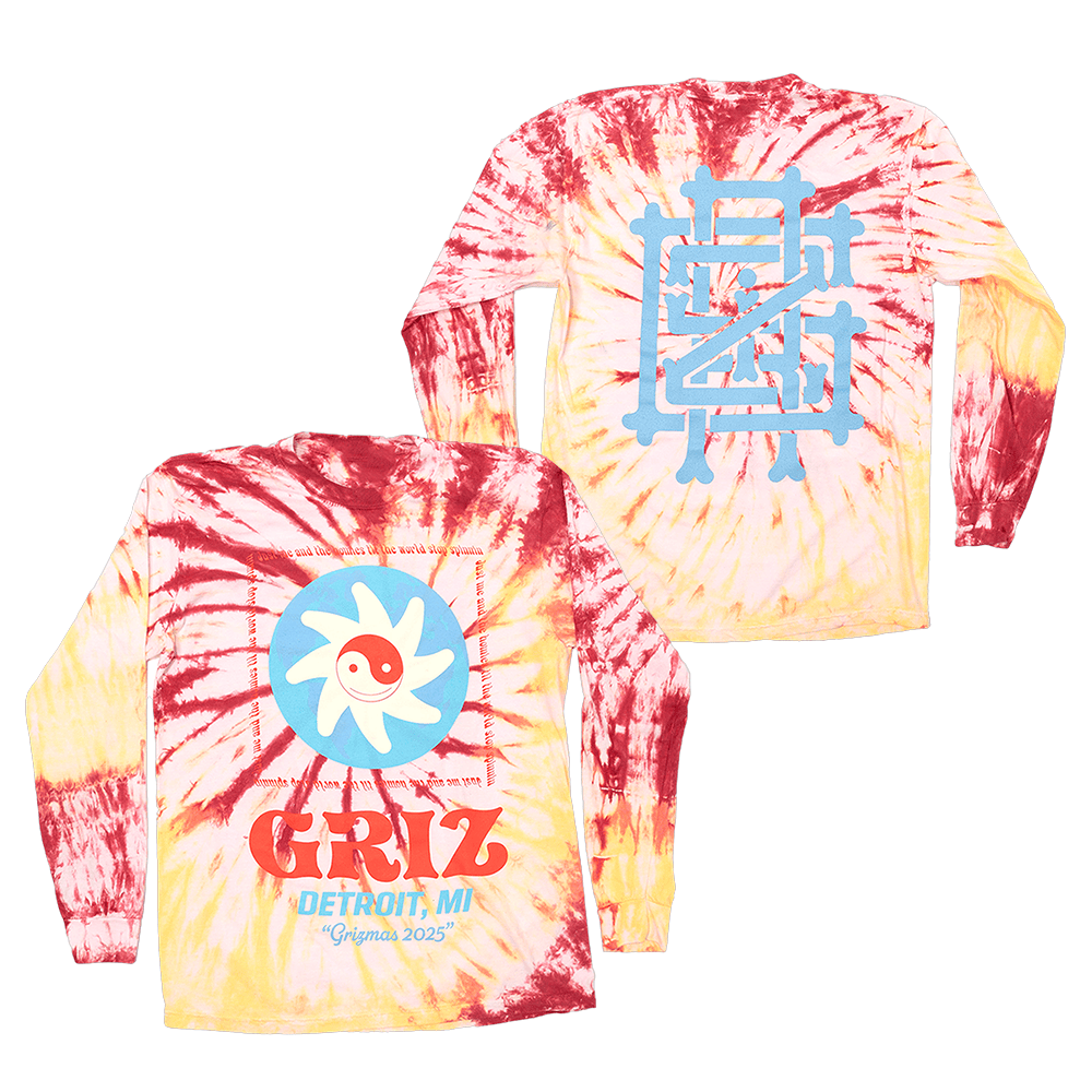GRiZ Merch Me And The Homies Tie Dye Long Sleeve Shirt Gifts For DJ Fans