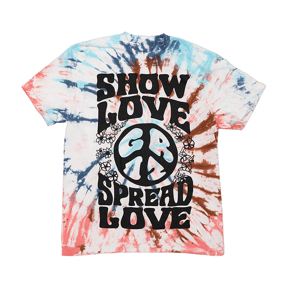 GRiZ Merch Show Love Spread Love Tie Dye Shirt Great Gifts For Her