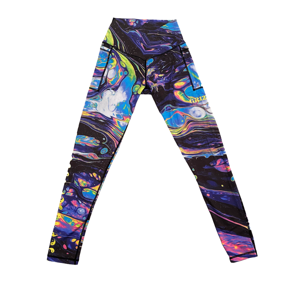 Griz Merch Summer Nova Activewear Crossover Waist Leggings Gifts For DJ Fans