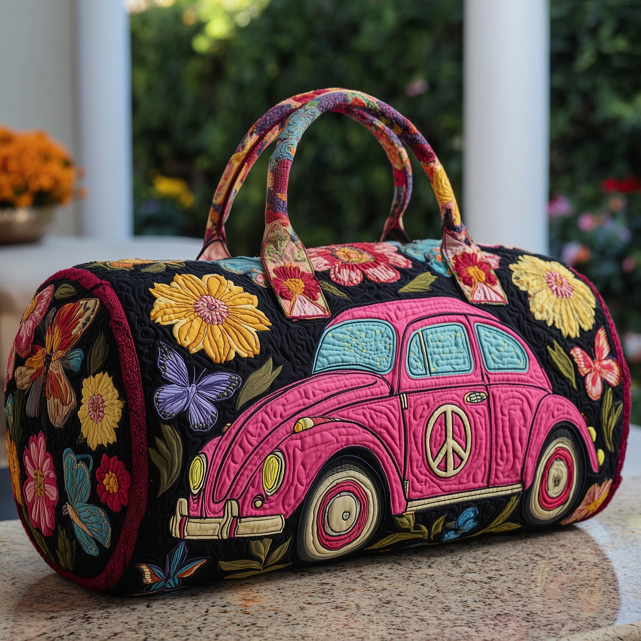 Groovy Ride Quilted Duffle Bag Holiday Gift Idea