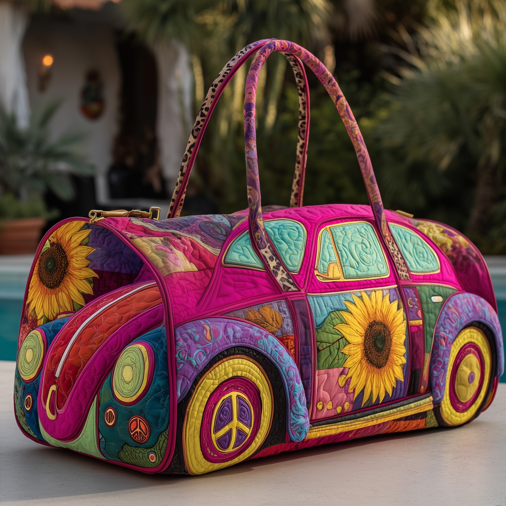 Groovy Ride Quilted Duffle Bag Practical And Versatile