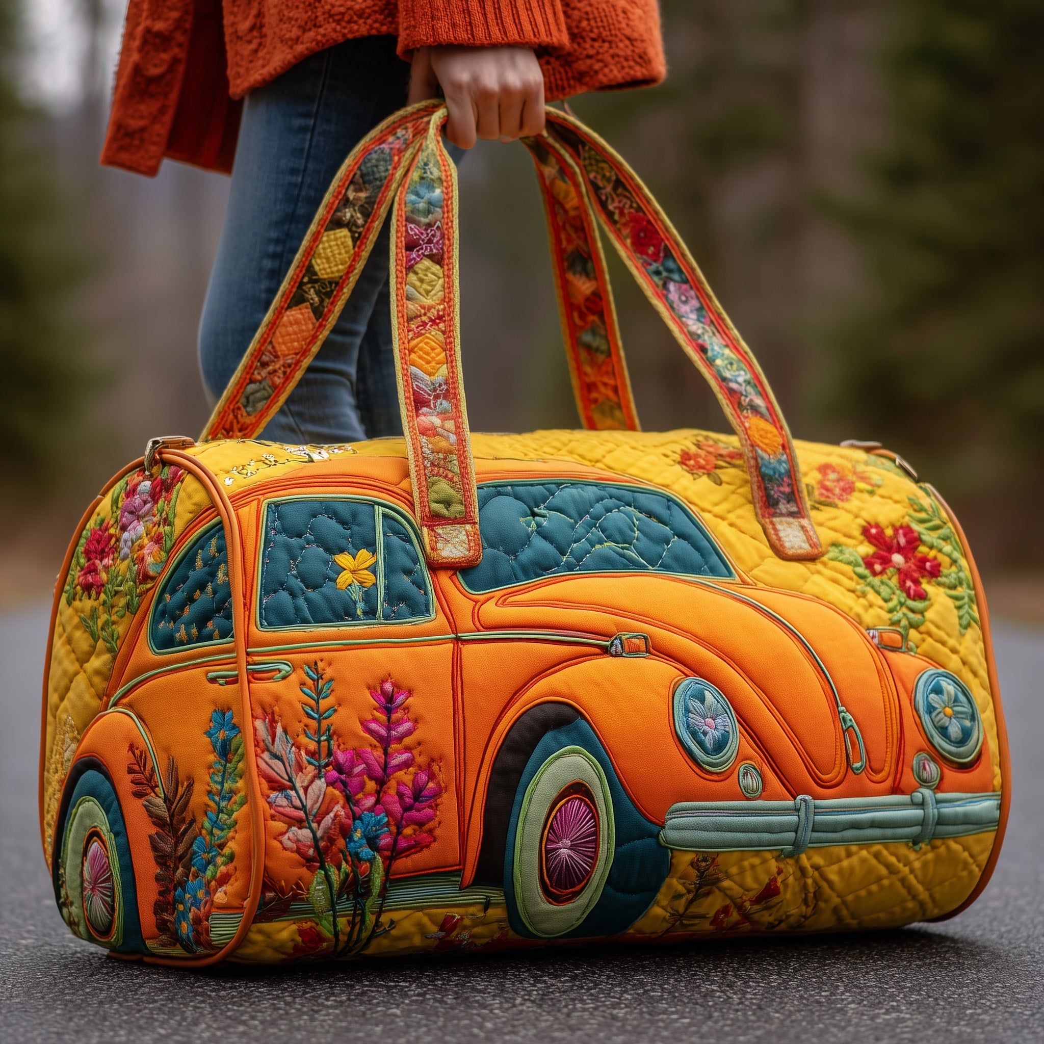 Groovy Ride Quilted Duffle Bag Stylish And Practical