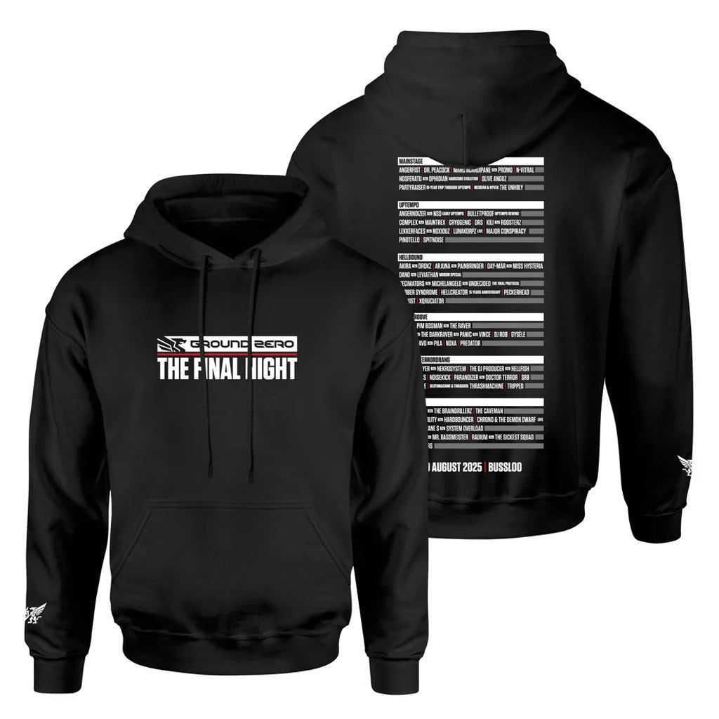Ground Zero Festival Merch Ground Zero Hoodie The Final Night Hoodie Present For Husband