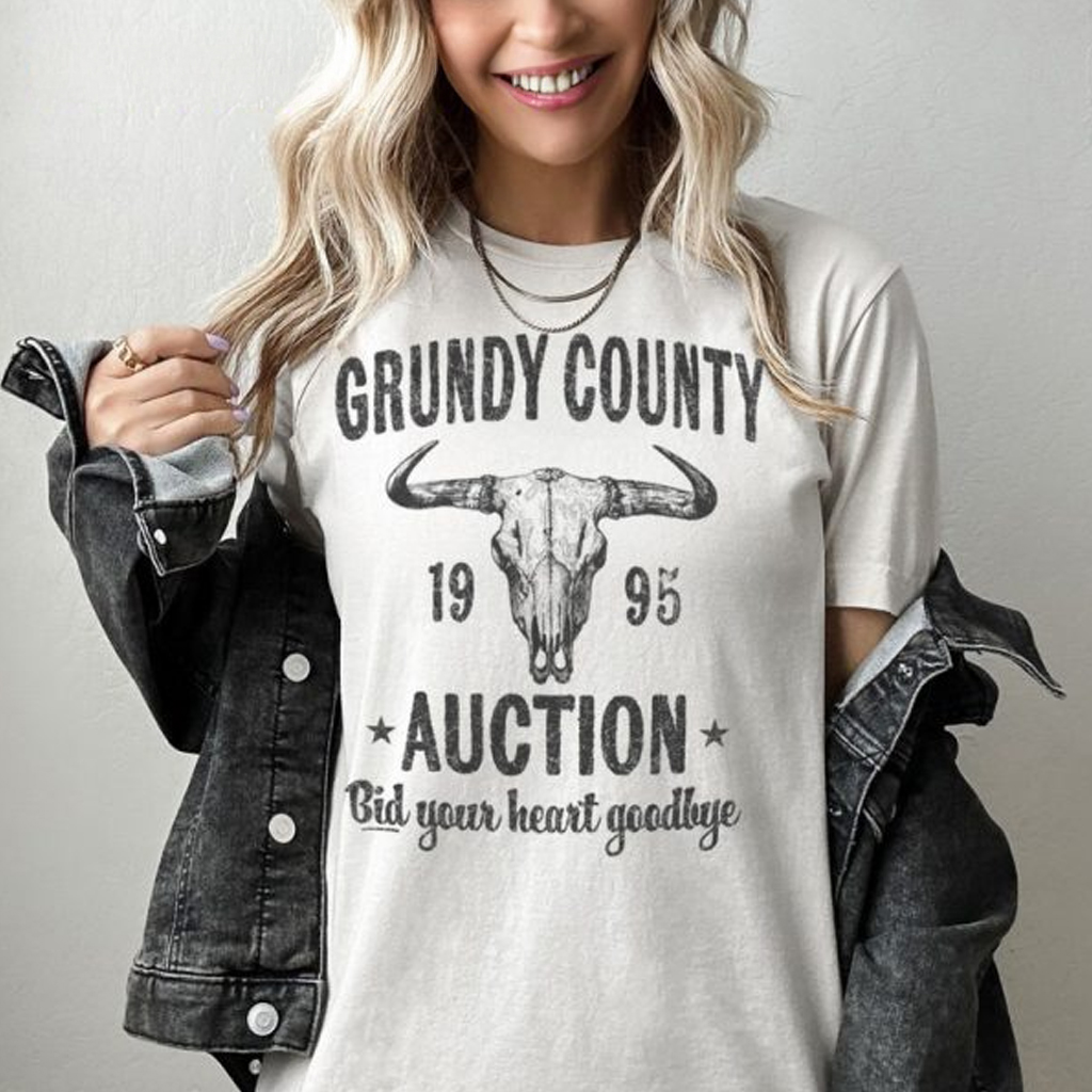 Grundy County Auction T-Shirt Bid Your Heart Goodbye Shirt Unique Gifts For Wife Grundy County Auction T-Shirt Bid Your Heart Goodbye Shirt Unique Gifts For Wife