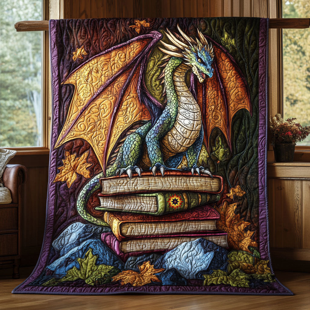 Guardian Dragon Quilt Blanket King Size Blanket Best Presents For Grandmas
