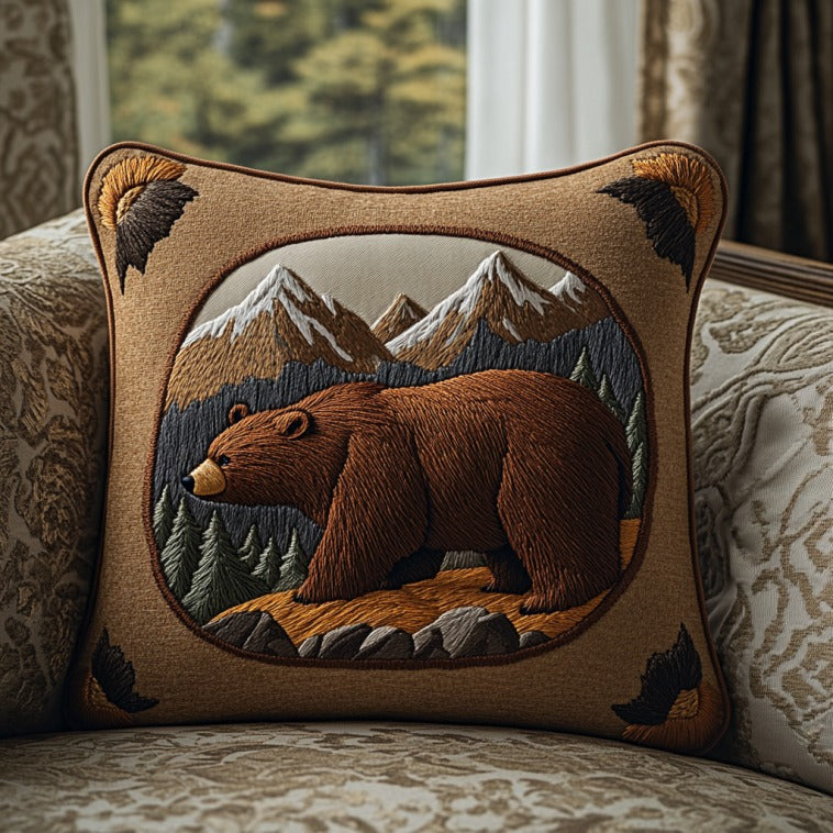 Guardian Of Mountains Quilt Pillow Case High-Quality Cotton Pillow Cover for Everyday Comfort