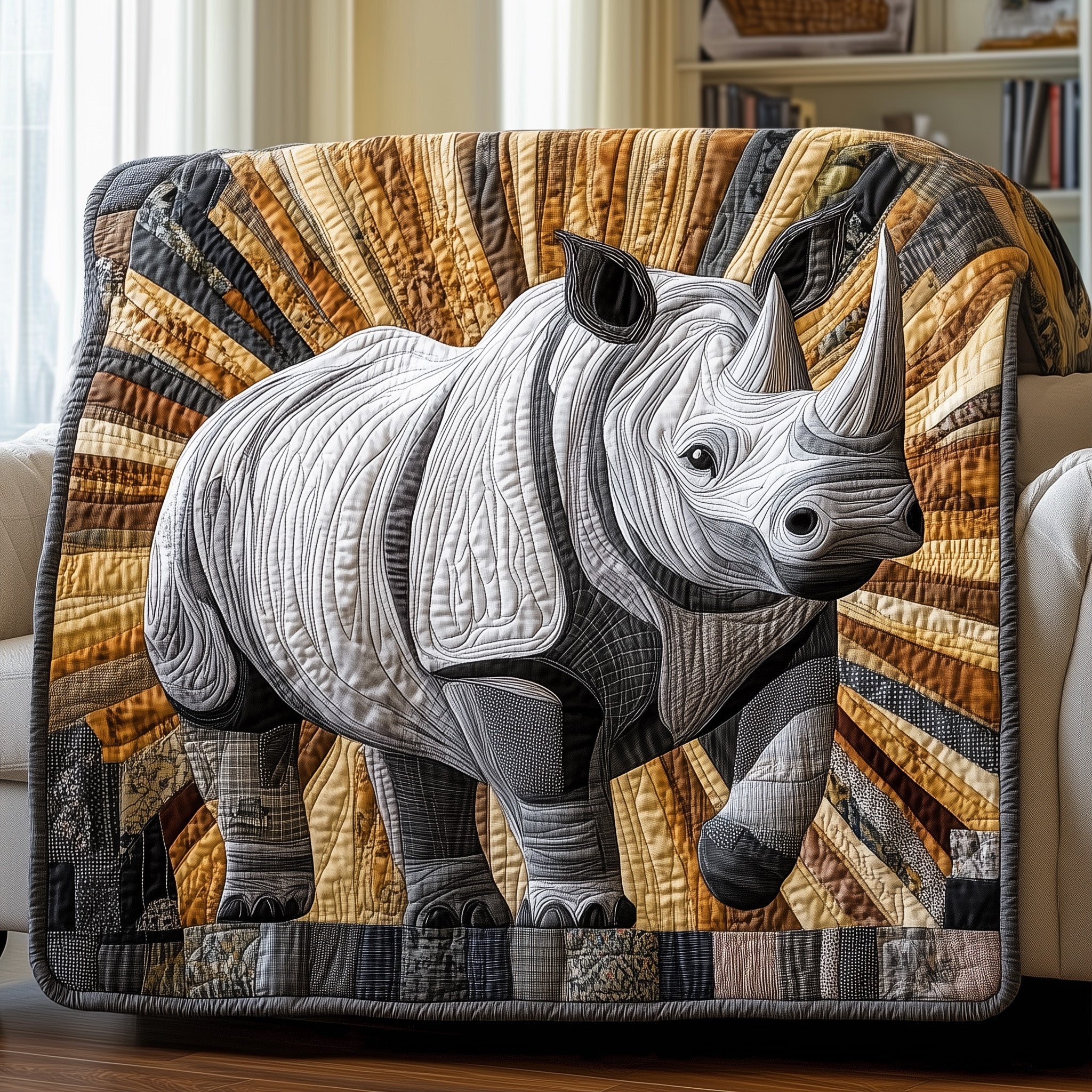 Guardian of the Wild Quilted Blanket Cute Bed BlanketGifts For Son In Law Christmas