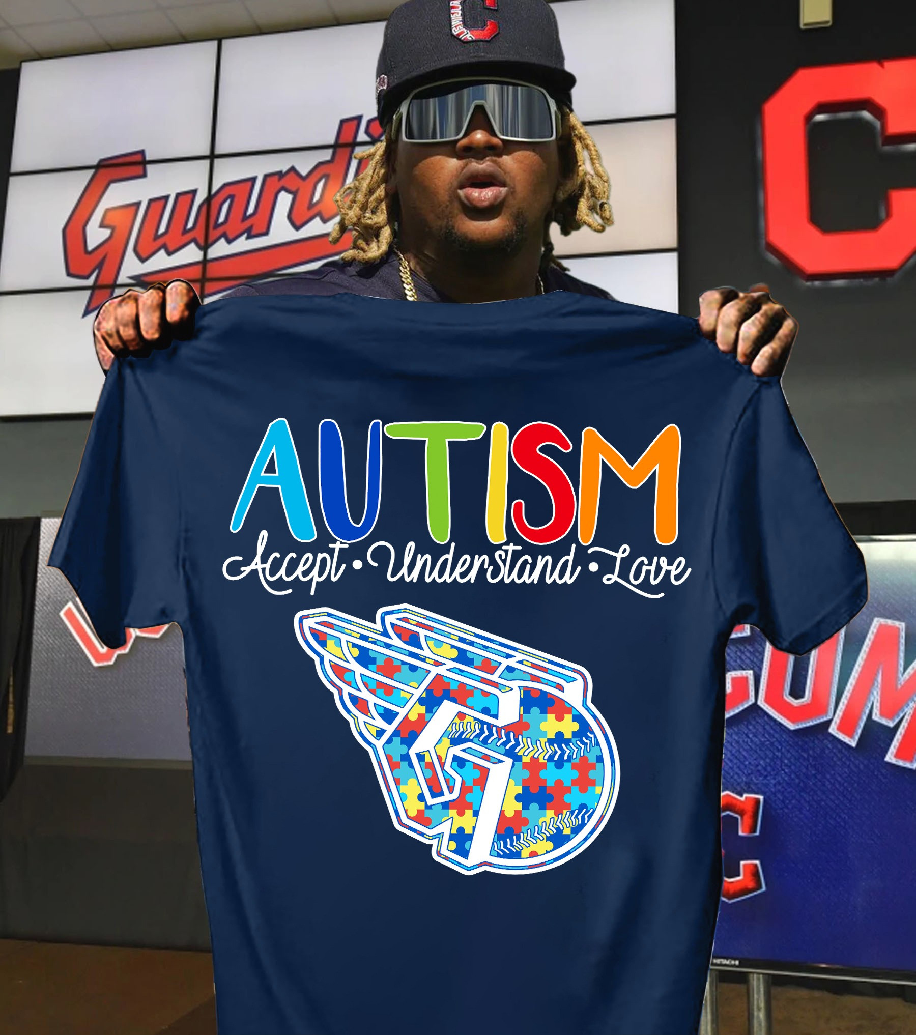 Guardians Guardians Autism Awareness T-Shirt Accept Understand Best Fan Gifts For Him Her