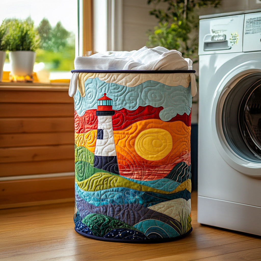 Guiding Star Quilted Laundry Basket Anniversary Merch Gift