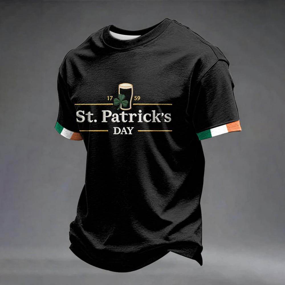 Guinness Beer St Patrick's Day T-Shirt Saint Patrick's Day 2026 Clothes Holiday Gift For Men