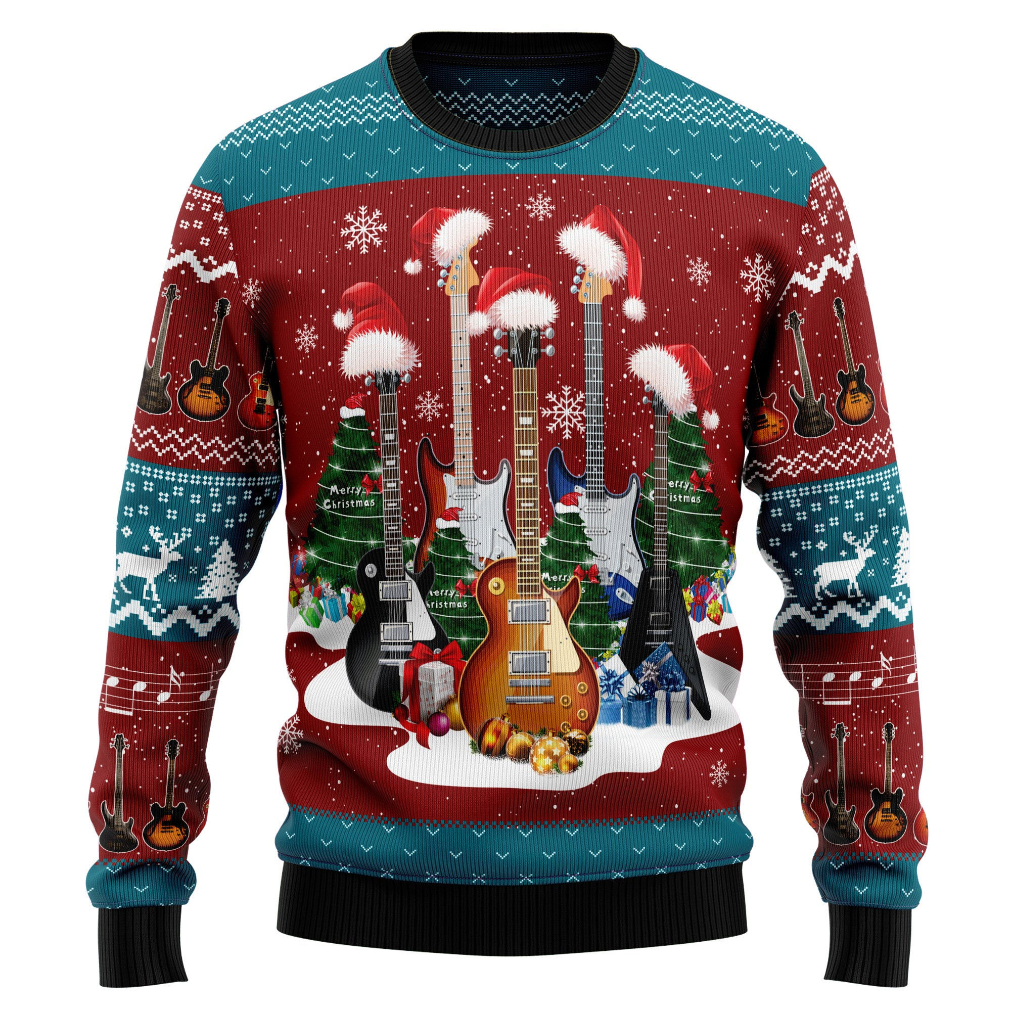 Guitar Christmas Ugly Christmas Sweater