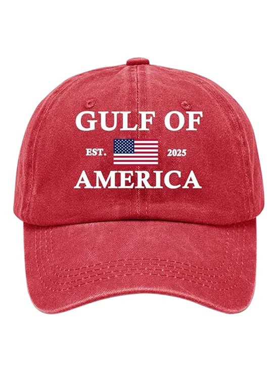 Gulf Of America Est 2025 Baseball Cap We The People Hat Gift For Husband