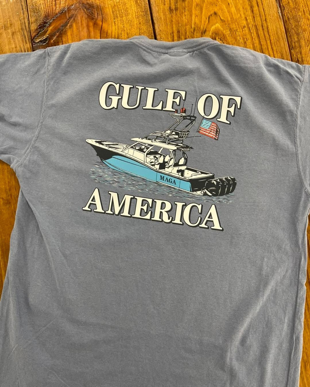 Gulf Of America Shirt MAGA President Donald Trump 2025 T-Shirt Patriotic Gifts For Dad Gulf Of America Shirt MAGA President Donald Trump 2025 T-Shirt Patriotic Gifts For Dad