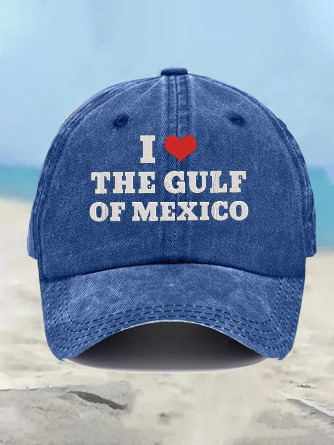 Gulf Of Mexico Hat I Love The Gulf Of Mexico Hat Patriotic Gifts For Dad