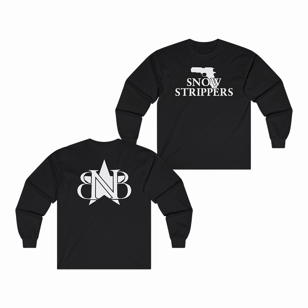 Gun Tour Snow Strippers Long Sleeve Shirt Snow Strippers Apparel Music Lover Present Idea