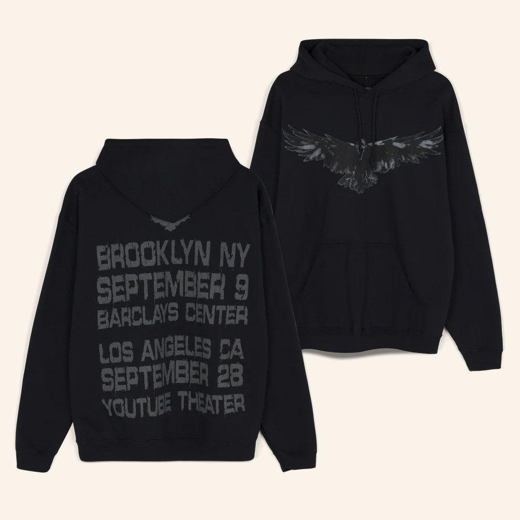 Gunna Merch Crow Black Hoodie Music Lover Gift Ideas For Him