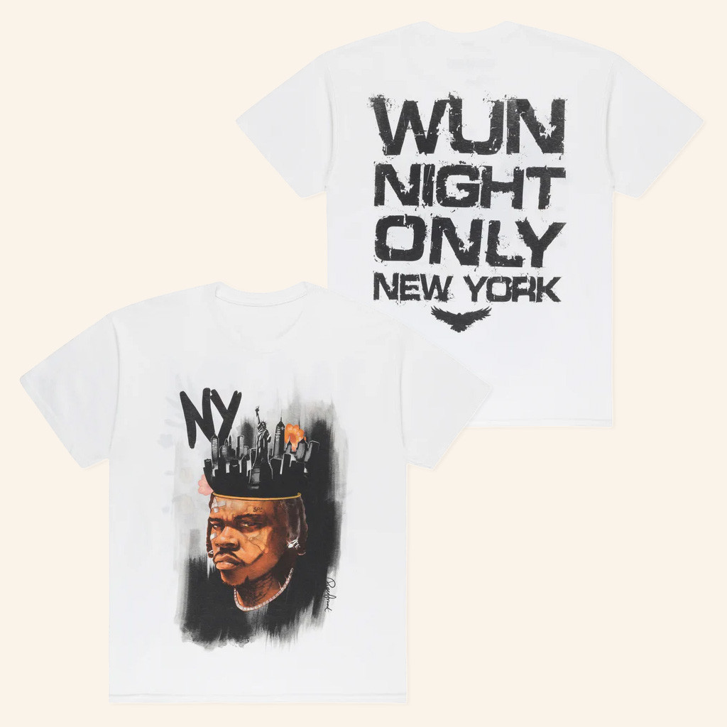 Gunna Merch Wun Night Only New York T-Shirt Gifts For Rap Music Lovers Gunna Merch Wun Night Only New York T-Shirt Gifts For Rap Music Lovers