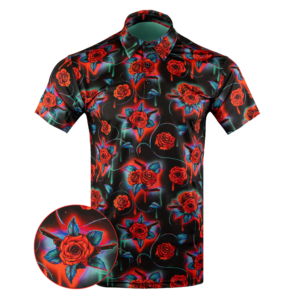 Guns And Roses Polo Shirt Tactical Polo Shirt Birthday Presents For Dad Guns And Roses Polo Shirt Tactical Polo Shirt Birthday Presents For Dad