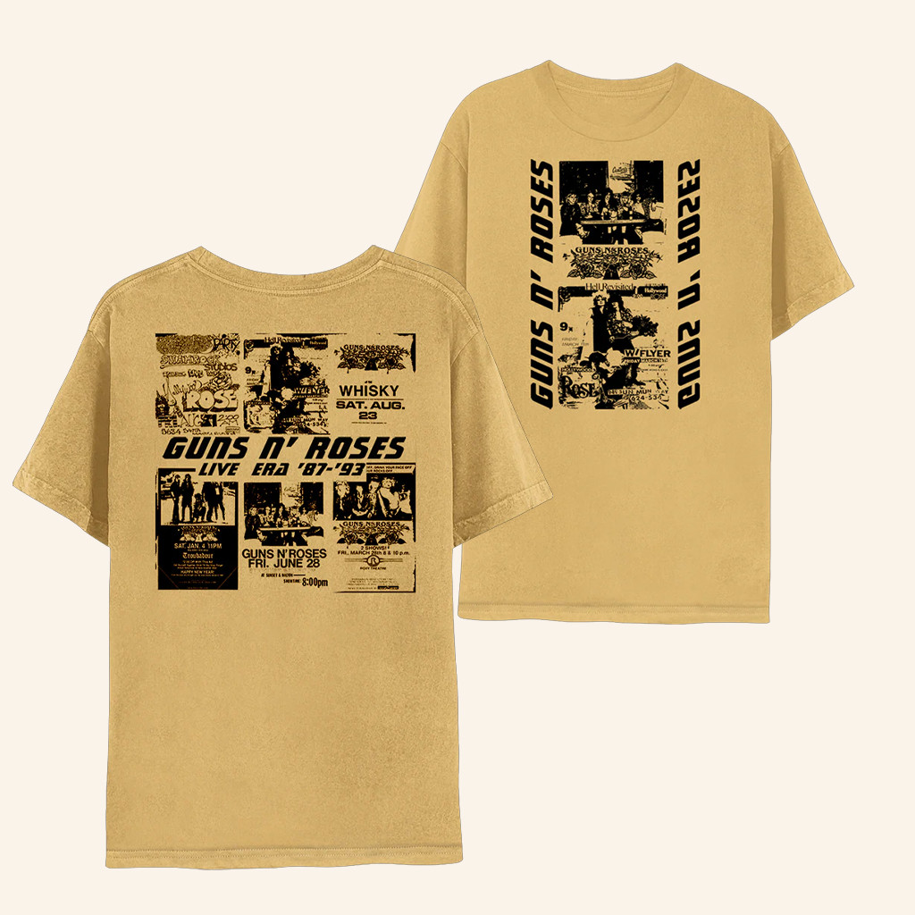 Guns N' Roses Merch Live Era T-Shirt Cool Gifts For Music Lovers Guns N' Roses Merch Live Era T-Shirt Cool Gifts For Music Lovers