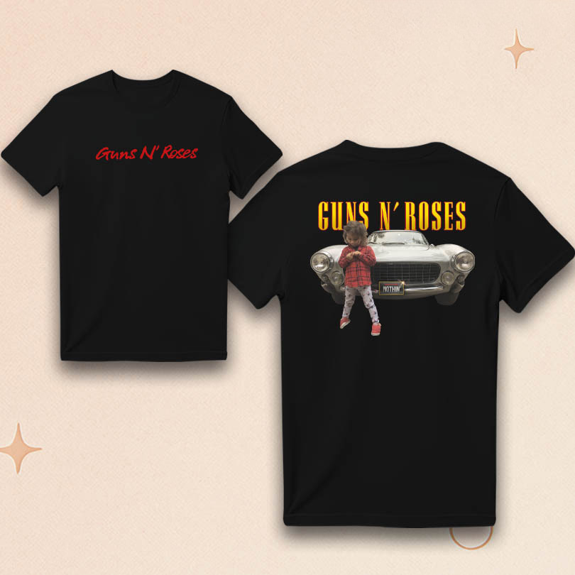 Guns N' Roses Merch Nothin T-Shirt Gift Ideas For Rock Music Lovers Guns N' Roses Merch Nothin T-Shirt Gift Ideas For Rock Music Lovers