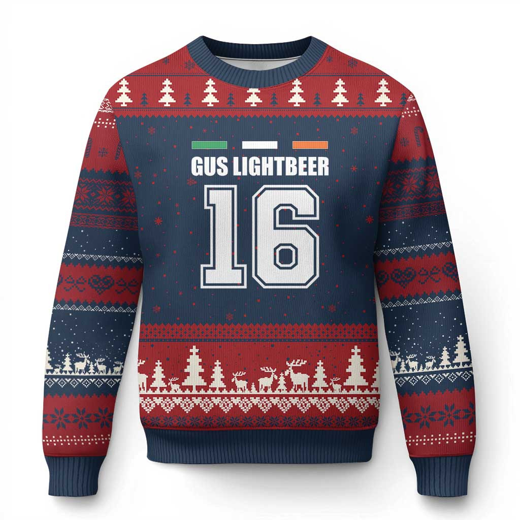Gus Lightbeer 16 Ugly Christmas Sweater 2025 Xmas Gifts For Dad From Daughter