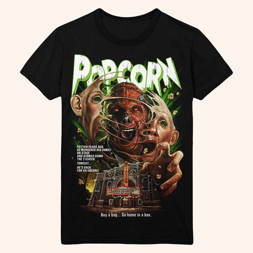 Gutter Garbs Merch Popcorn 35Th Anniversary Shirt Gifts For Horror Movie Lovers